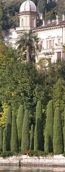 Fa&ccedil;ade de la Villa Favorite, au bord du lac de Lugano