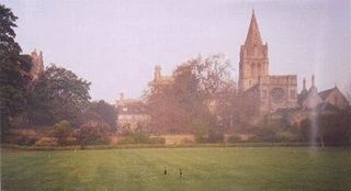Vue d'Oxford, style bucolique
