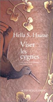 Viser les cygnes, couverture de l'ouvrage