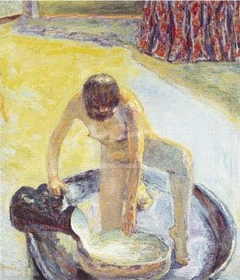 Bonnard, Nu accroupi au tub