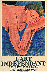 Affiche de l'exposition de 1937, cr&eacute;&eacute;e par Matisse