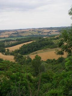 Vue du paysage autour du Carla