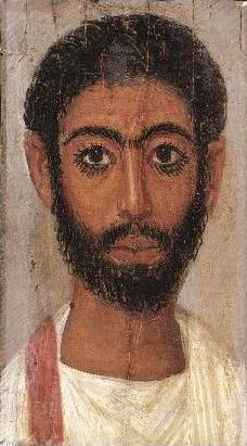 Portrait d'homme, regard lourd, m&eacute;lancolique