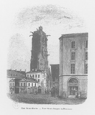 La tour Saint-Jacques, gravure