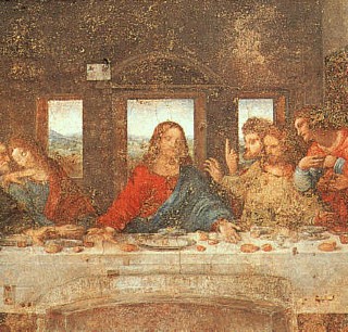 Vinci, La C&egrave;, cadrage sur le Christ