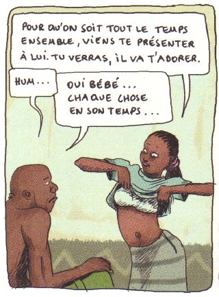 Bintou dans la chambre du parigot
