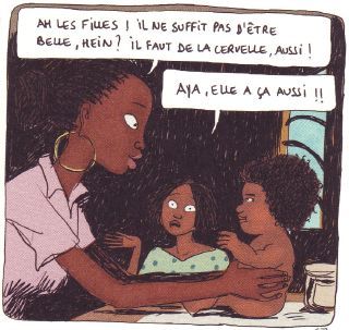 Aya s'occupe de la toilette de Bobby