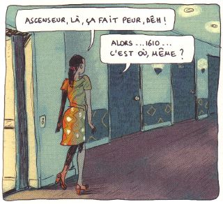 Bintou arrive &agrave; l'h&ocirc;tel Ivoire