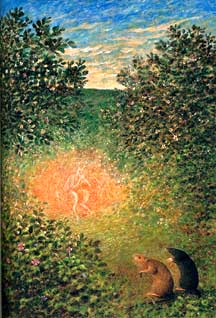 Taupe et Rat entrevoient le dieu Pan.