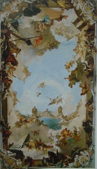 Détail du Triomphe de la Monarchie espagnole, vue d'ensemble
